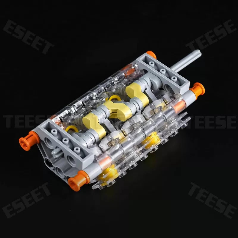 TEESE 55pcs Crankshaft Engine 6 inches x 4 x 2 inches, Yellow [4]