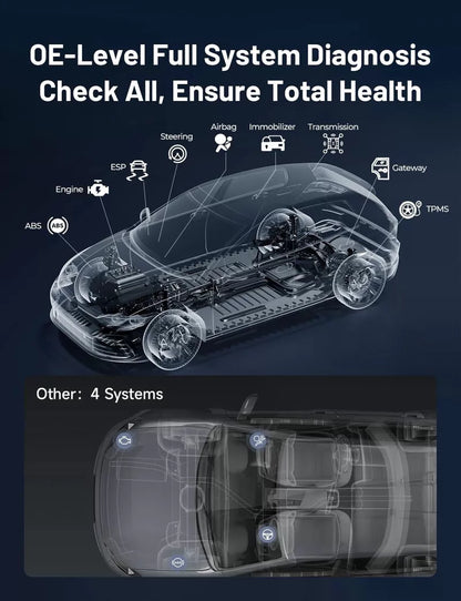 TOPDON TopScan Lite OBD2 Scanner Bluetooth, Bi-Directional 1, Black [3]