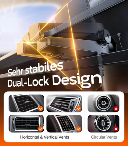 TORRAS Ultra-Durable Phone Holders for Your Car【96+LBS classic, Black [8]