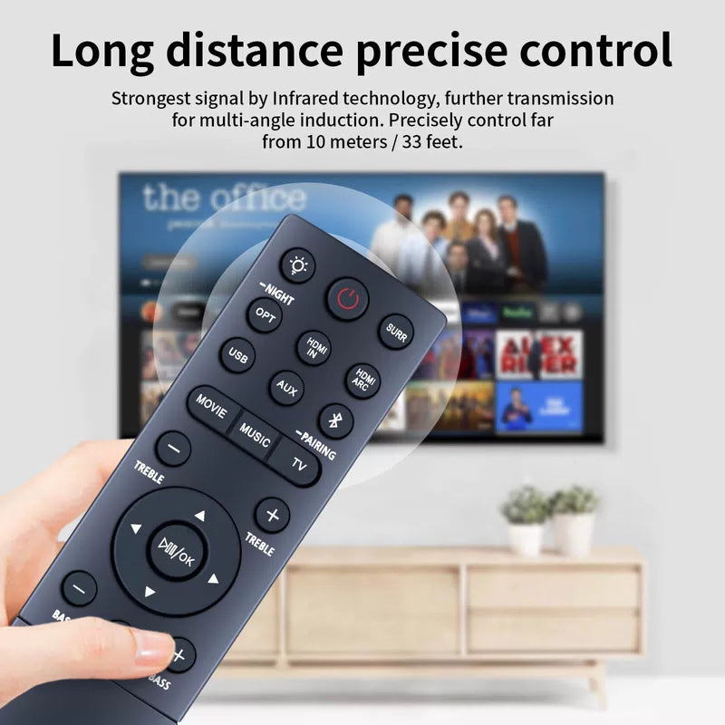 TS8212-NA Remote Control For TCL 4K Alto 8 Plus 2.1.2 Channel Dolby Sound Bar [7]