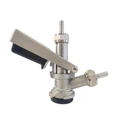 TWELVETAP All Stainless Steel 304 D Type Beer Coupler,Beer D-Type, Silver [3]