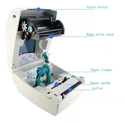 Thermal label printer bar code stickers thermal transfer printer GK888T,GK888CN bar code label thermal printer GK888 [5]