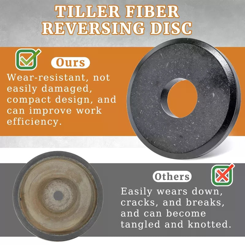Tiller Fiber Reversing Disc Compatible with Troy-Bilt Horse Tillers Parts... [3]