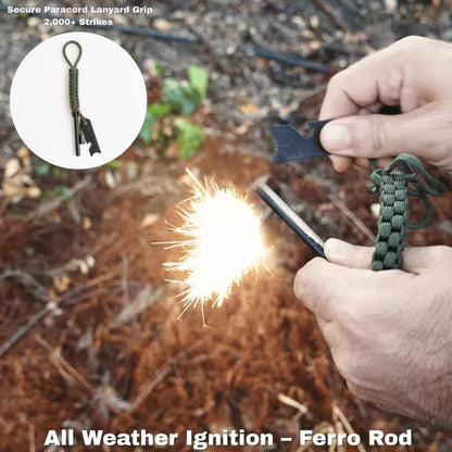 TinFerno Fire Starting Kit – 100pc Starter for Campfires, Large, Black [4]