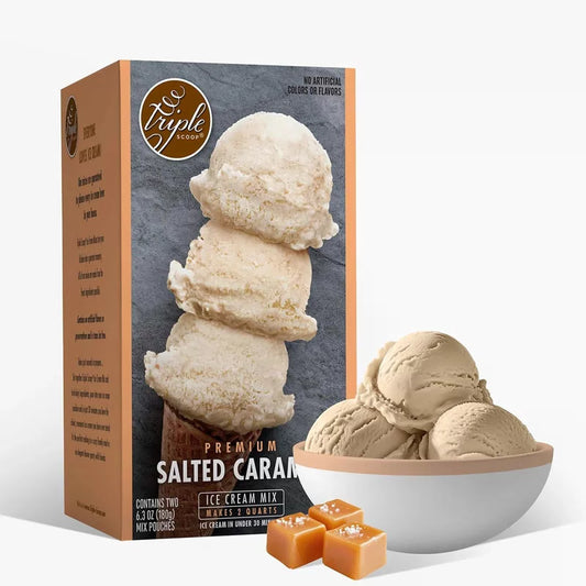 Triple Scoop - Premium Salted Caramel Ice Cream Mix For 1 Pack [1]