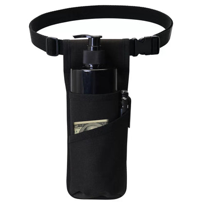 Tuhaoge Massage Bottle Bag Oil Holster Lotion 1 Bottle, Black [1]