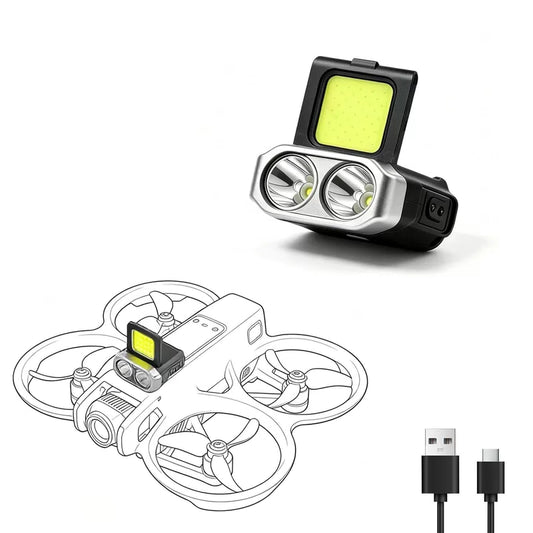 Universal Drone LED Searchlight,Night Flight Safety Strobe Light [1]