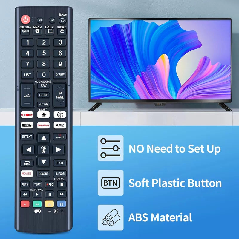 Universal Remote Control Compatible with All LG LED HDTV HDR Smart TV [3]