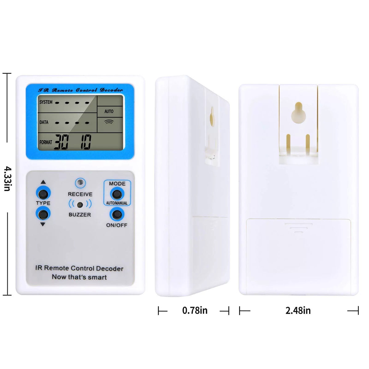 Universal TV IR Remote Control Decoder Tester Infrared Remote Control Testing [3]