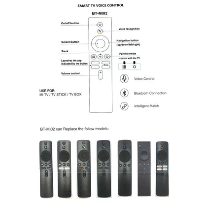Universal Voice Bluetooth Remote Control For Xiaomi MI TV / TV Stick /TV Box [1]