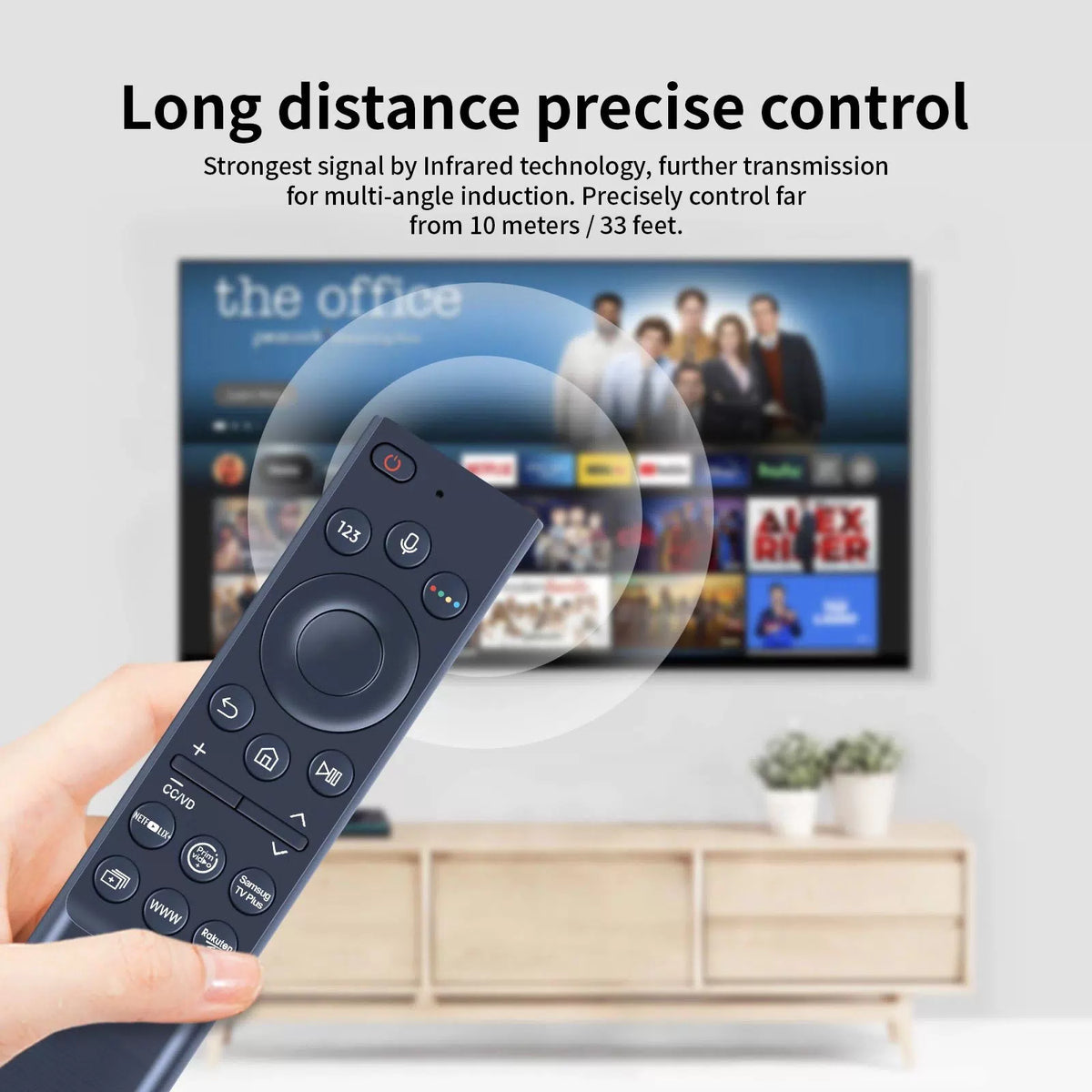 Universal Voice Remote Control For All Samsung LED QLED 4K 8K UHD HDR Smart TV [2]