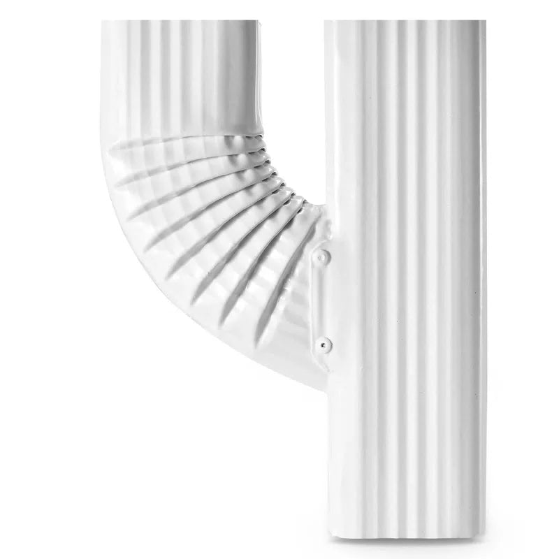 VYH Downspout Gutter Y Left Connector 2x3 Upright 2"x3" Left, White [1]