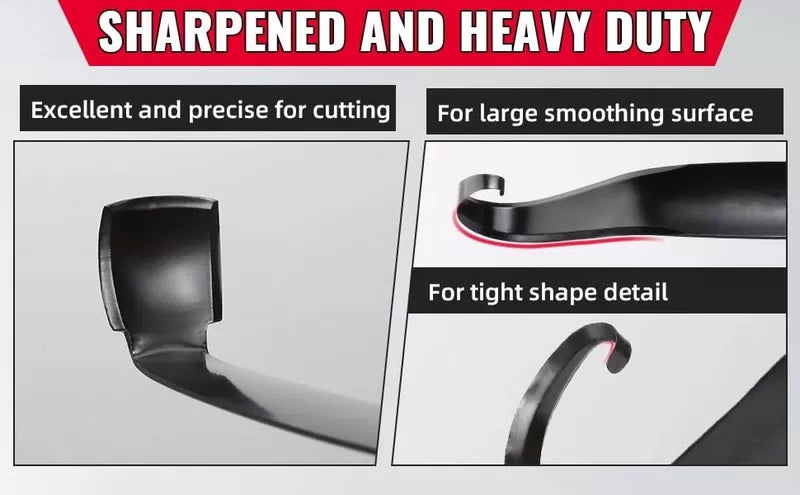 Versatile Pottery Trimming Tools, Sharpened Tool for Potter, black [2]