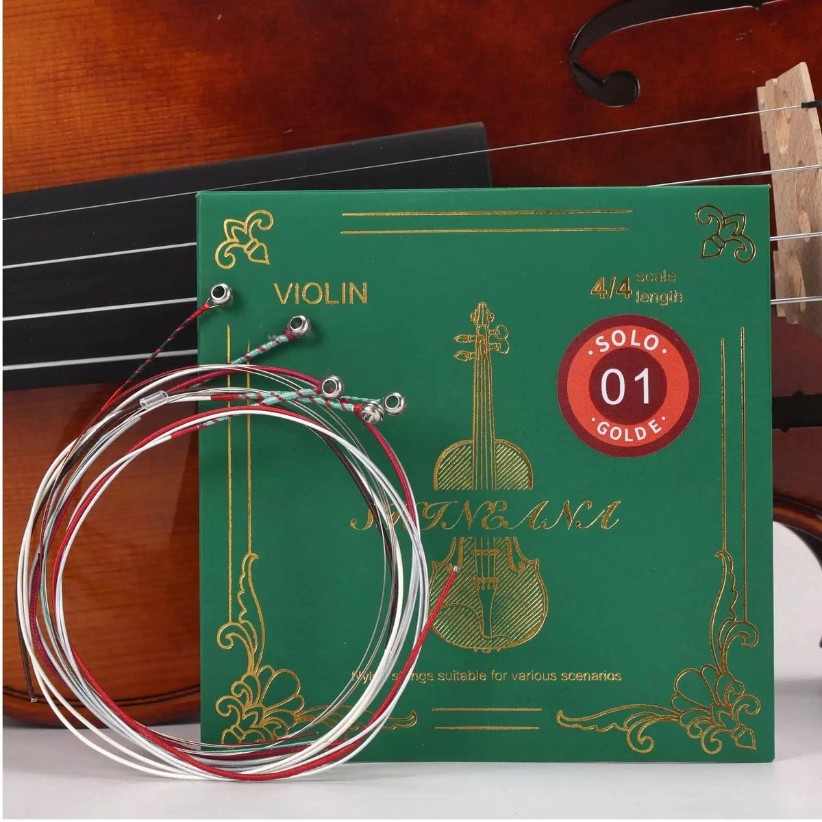 Violin Strings 4/4 Full Set, Silver [1]
