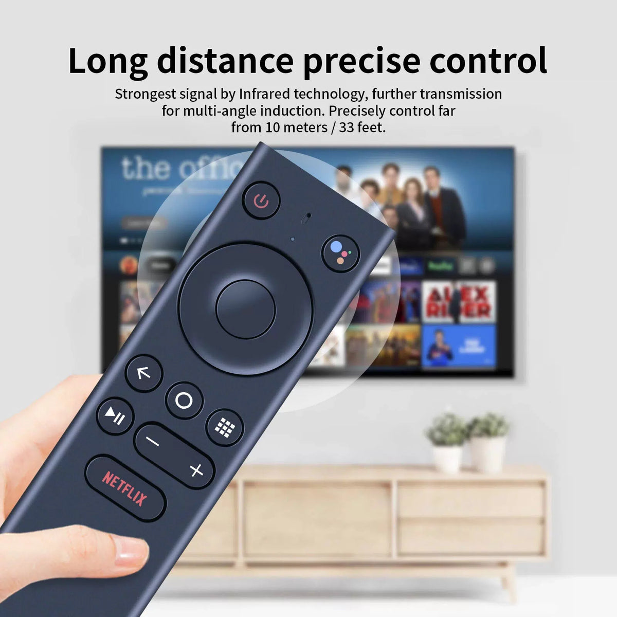 Voice Remote Control For Airtel Xstream Smart TV Stick (7100001949, Black) [6]
