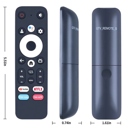 Voice Remote Control For Element Google TV Streaming Media Player [4]