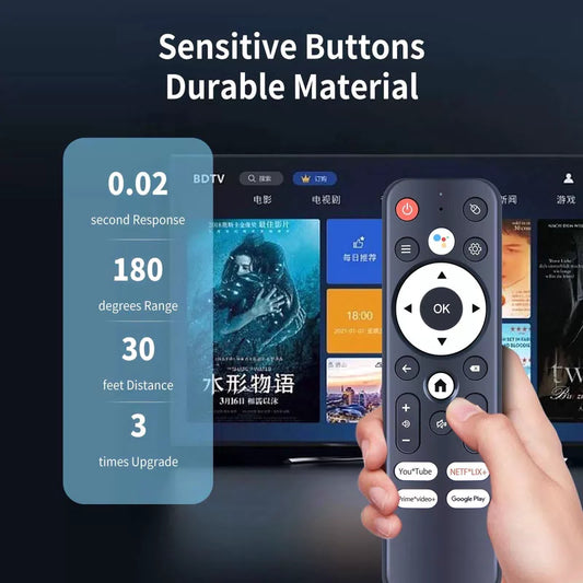 Voice Remote Control For Mortal T1 Smart Streaming Media Player TV Box [2]