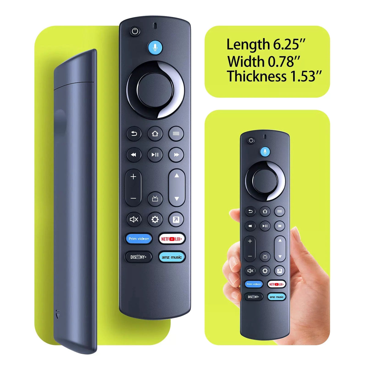 Voice Remote Control For Panasonic W70 Series 4K Ultra HD Smart Fire TV 43W70BP [5]