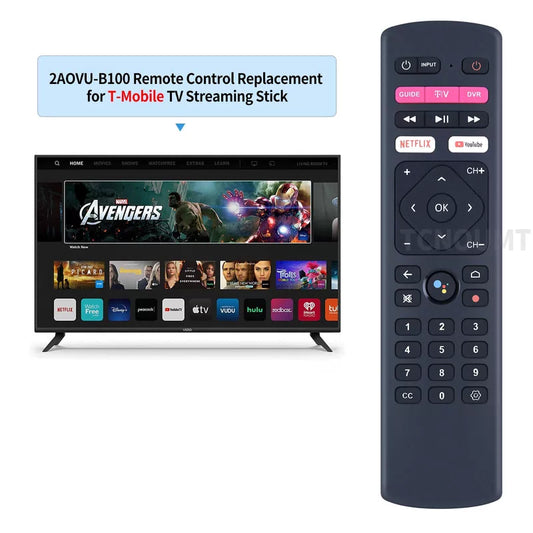 Voice Remote Control For T-Mobile T-vision HUB streaming 4K Android TV DVR box [2]