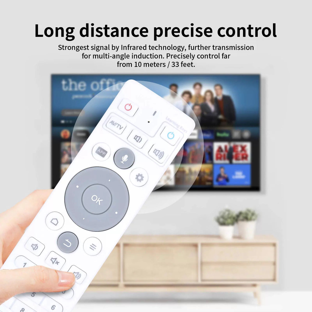 Voice Remote Control For Unblock Tech UBOX10 Android Media Streamer [6]