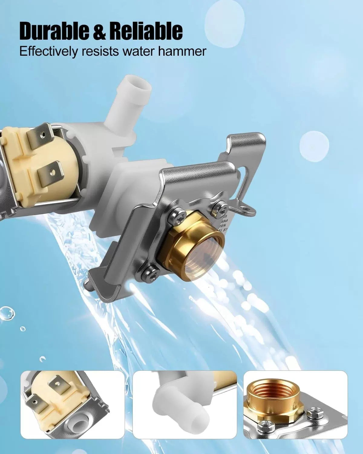 WP8531669 8531669 Dishwasher Water Inlet Valve Fit for Whirlpool and... [3]