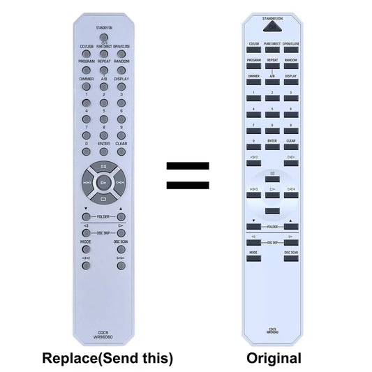 WR96060 Remote Control For Yamaha CD Player CDC9 CDC600 [1]