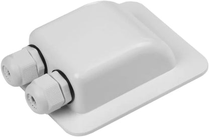 Weatherproof ABS Solar Double Cable Entry Gland 2mm² to 6mm², White [1]