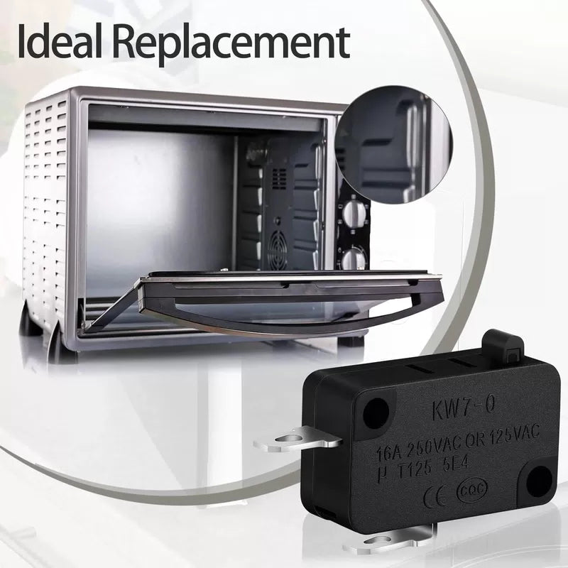 Weewooday 18 Pcs Microwave Door Switch Replacement Kit 16a 125/250v, as shown [2]