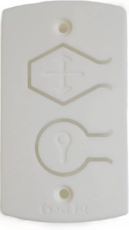 White Two Button Cover Plate - Fits Wayne Dalton Garage Door Wall Station... [1]