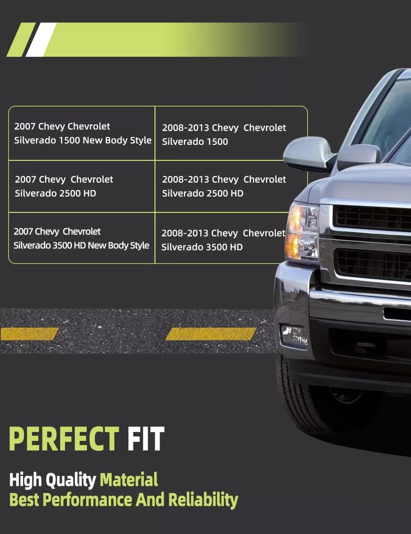 Windshield Wiper Cowl End Panel Compatible with Chevy Silverado [5]