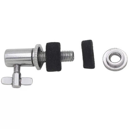 WingPower HI HAT Clutch Metal Instrument Drum with 6mm Hole, Cymbal silver [5]