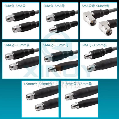 XINQY 26.5G Low-Loss RF Cable, SMA/3.5 CXN3507 Coaxial Connector, Phase Stability Test Cable Assembly, SMA Male to 3.5 Male; 0.2m [3]