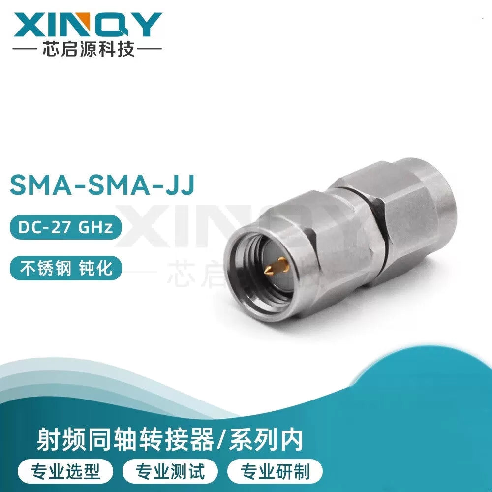 XINQY 27G High Frequency Coaxial Adapter, SMA Professional Test Grade Conversion Head, Vector Mesh Test Head, SMA Female to Female (18G) [2]