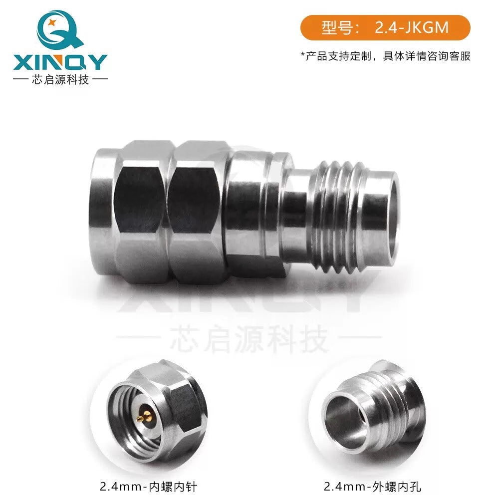 XINQY 2.4mm Professional Test Grade Adapter 50GHz High Frequency Adapter Network Adapter Test Adapter 2.4mm Female to 2.4mm Female [4]