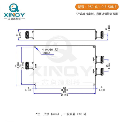 XINQY 50W High-Power RF Power Divider/Splitter, 100-500MHz Combiner, 0.1-0.5G [5]