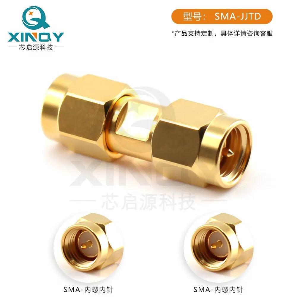 XINQY 6G Coaxial RF Adapter, SMA Male to Male Gold-Plated Adapter, DC-18G Test Adapter, SMA Right Angle Male to Female (Uniangle) / 5pcs [5]