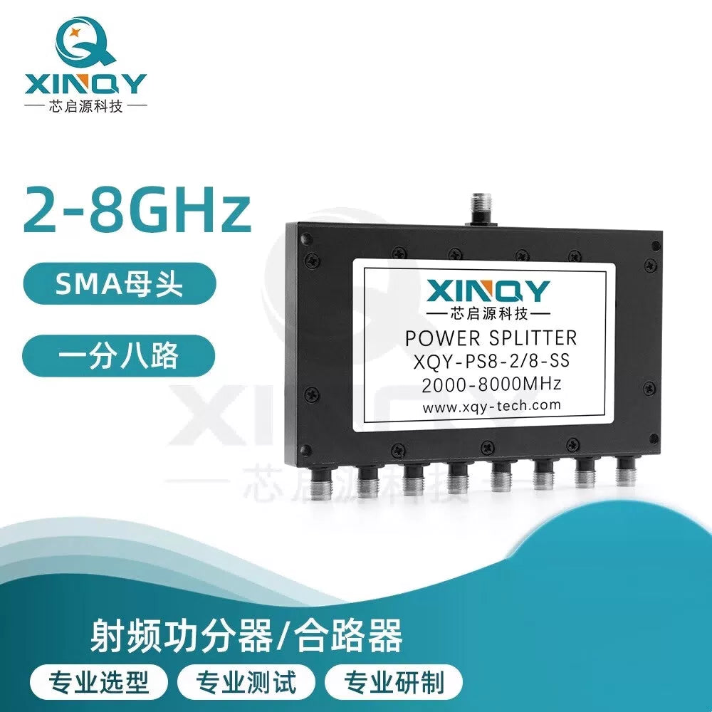 XINQY 8G RF Microstrip Power Divider SMA 2000-8000MHz Power Divider Signal Divider 2000-8000MHz [2]