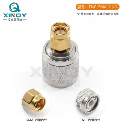 XINQY Coaxial Adapter RF Connector Conversion Head TNC Male to SMA Male TNC-SMA-JJ/2 pieces [1]