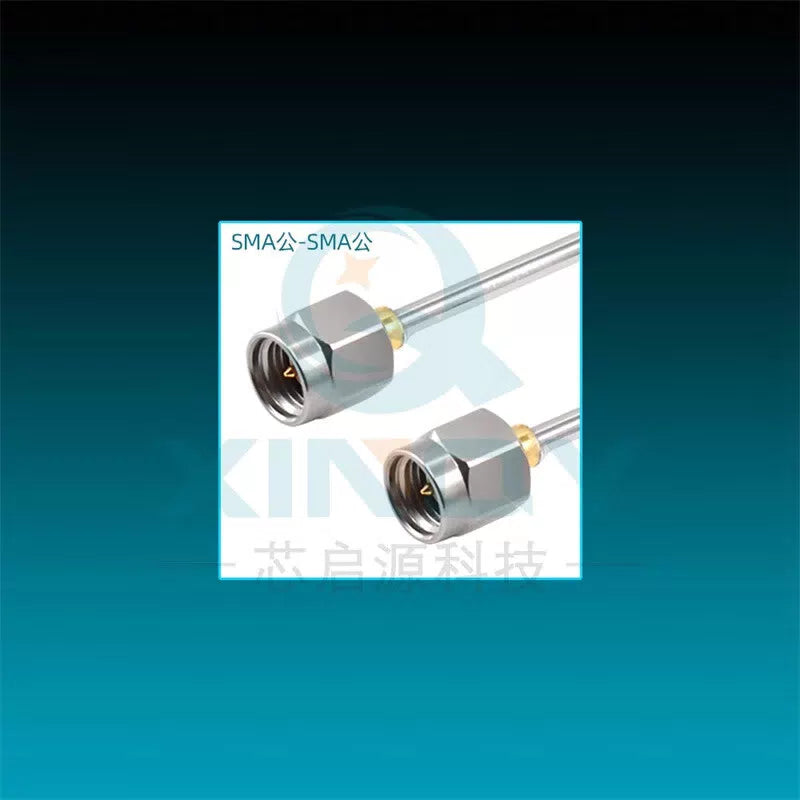 XINQY DC-18G Low-Loss Semi-Steel Cable, Copper Tube Internal Interconnection, RF Cable, SMA Male Connector - SMA Male Connector Length 0.2m [3]