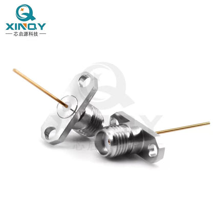 XINQY Extended Conductor High-Frequency Connector 27GHz Panel Mount SMA-KFD Air Cable Through-Wall SAFD25F04-709M/2 [5]