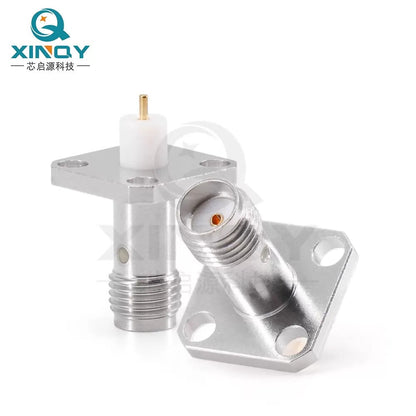 XINQY Extended RF Connector 6G Panel Mount Female Socket SMA-KFD1056ST/5 pieces [4]