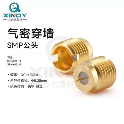 XINQY GPO Embedded Hermetic Connector, 40G Semi-Escapement RF Connector, Glass Sintered, SPMY02-M/1 piece [2]