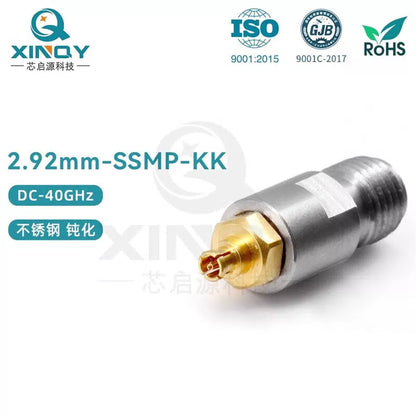 XINQY GPPO Millimeter Wave Coaxial Adapter Test Conversion Head 2.92mm Female to SSMP Female [2]