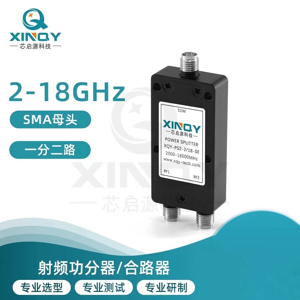 XINQY High-Frequency Test-Grade Microstrip Power Divider 2/18GHz (1 to 2) 2000-18000MHz Power Distribution (2GHz-18GHz) [2]