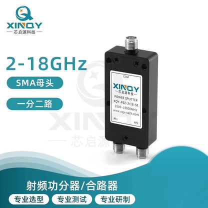 XINQY High-Frequency Test-Grade Microstrip Power Divider 2/18GHz (1 to 2) 2000-18000MHz Power Distribution (2GHz-18GHz) [2]