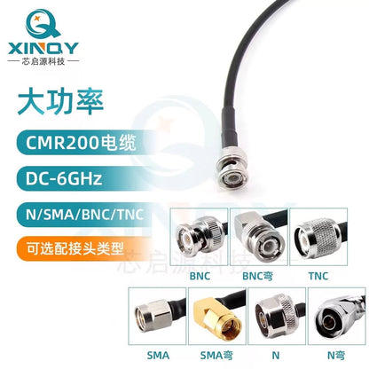 XINQY LMR200 High Power Coaxial Cable with BNC/TNC/N Connectors, 6G RF Interconnect Feeder, BNC Male to BNC Male; 1.5m [2]