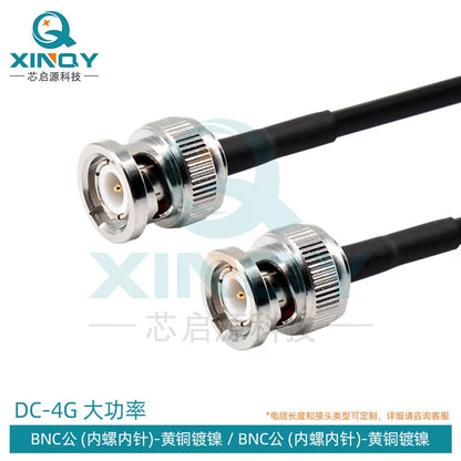 XINQY LMR200 High Power Coaxial Cable with BNC/TNC/N Connectors, 6G RF Interconnect Feeder, BNC Male to BNC Male; 3m [1]
