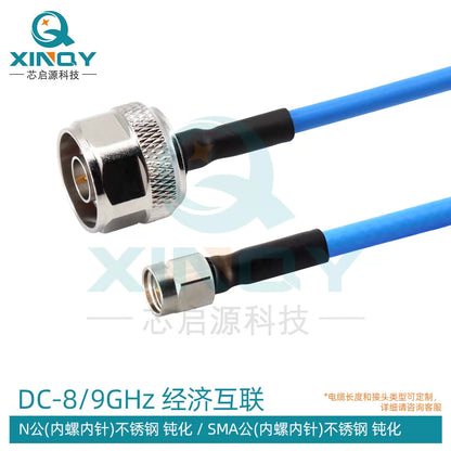 XINQY Low-Loss High-Shielding RF Extension Cable 8/12G SMA/N Flexible Test Interconnect 402 Connector N Male to SMA Male Length 0.2m [1]
