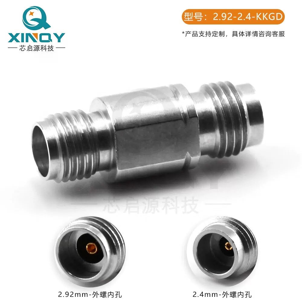 XINQY Millimeter Wave 2.92/2.4 Coaxial Adapter DC-40GHz Adapter Test Adapter 2.92mm Female to 2.4mm Male [4]