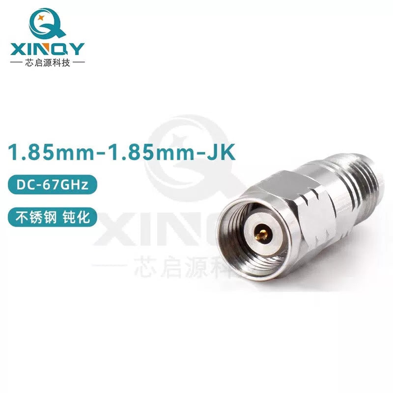 XINQY Millimeter Wave High Frequency Coaxial Adapter, Network Adapter for Testing, 1.85mm Male to 1.85mm Male DC-67GHz [2]